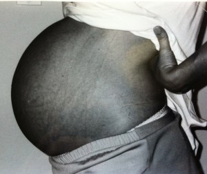 That's not me. OK it is. On the verge of birthing an alien.